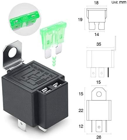 Relais 12v 30A mit Sicherung